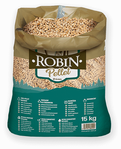 worek pelletu opałowego Robin do kupienia w Kępicach lub sklepie internetowym